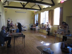 View of the Main Hall as weaving studio