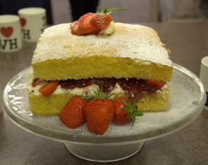 Strawberry and Cream Victoria Sandwich
